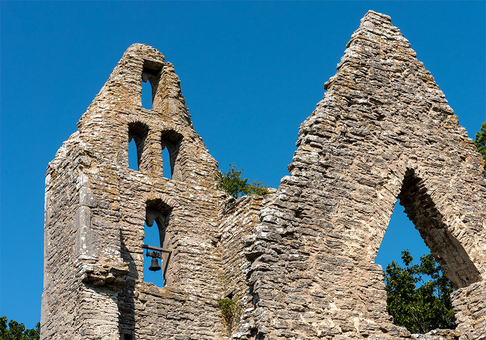 Kirkeklokke Bara ruin (Bara Ödekyrka, Gotland)
