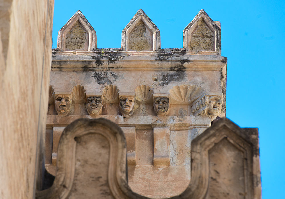 Grotesker på katedralen i Palermo