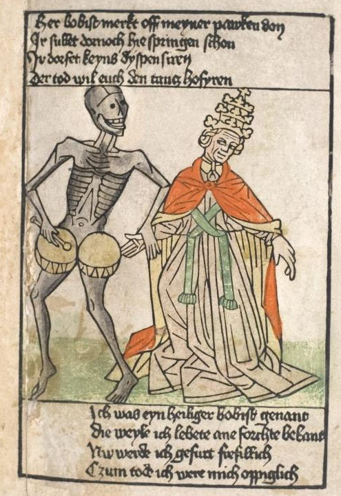 Dødsdansen: Oberdeutscher vierzeiliger Totentanz (1455-58)