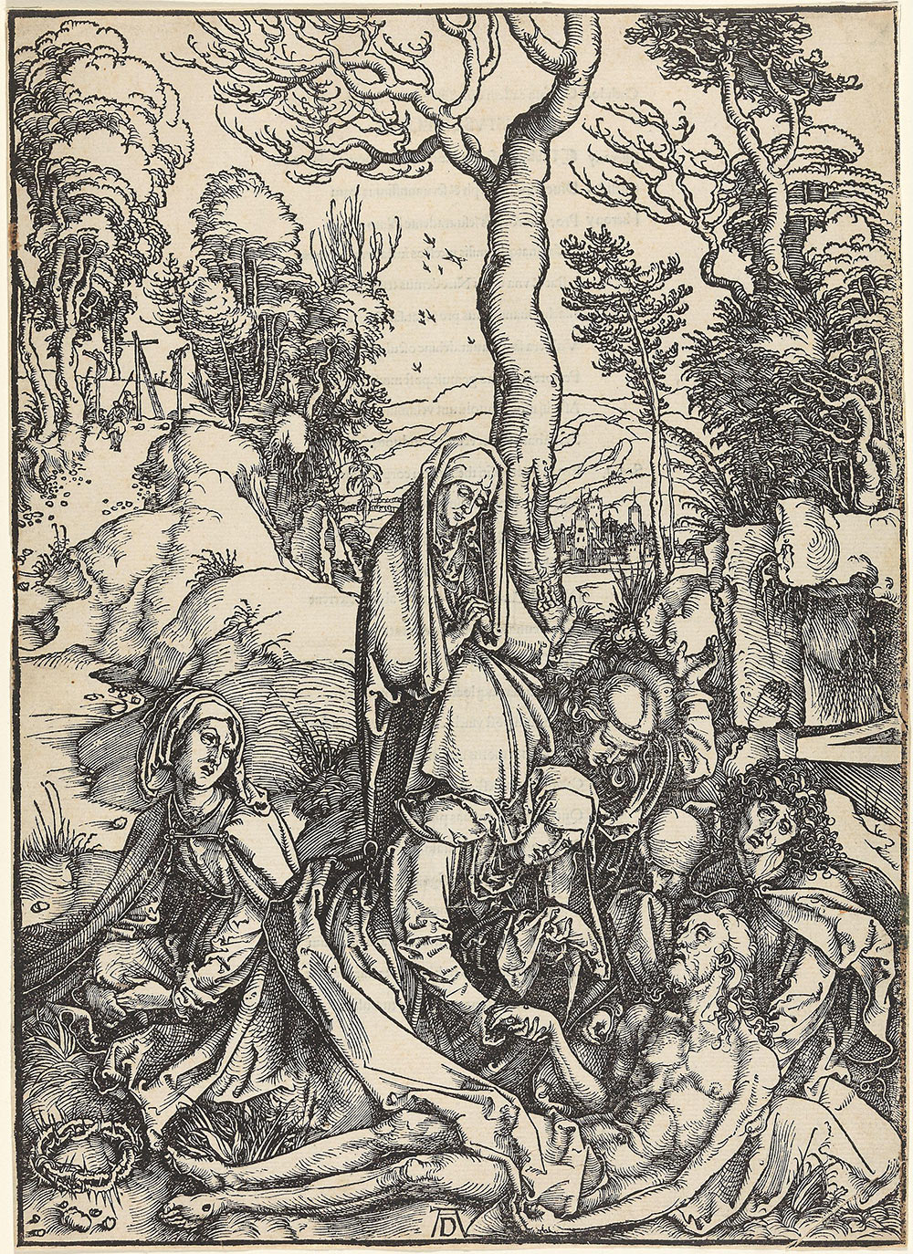 Albrecht Dürer: Kristi begråtelse (Die Beweinung Christi)