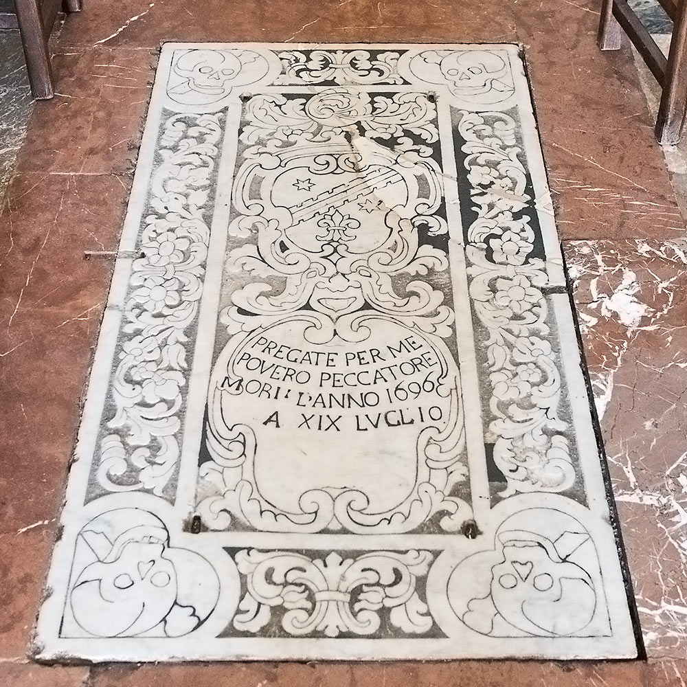 Tomb in the Church of San Pancrazio, Taormina.