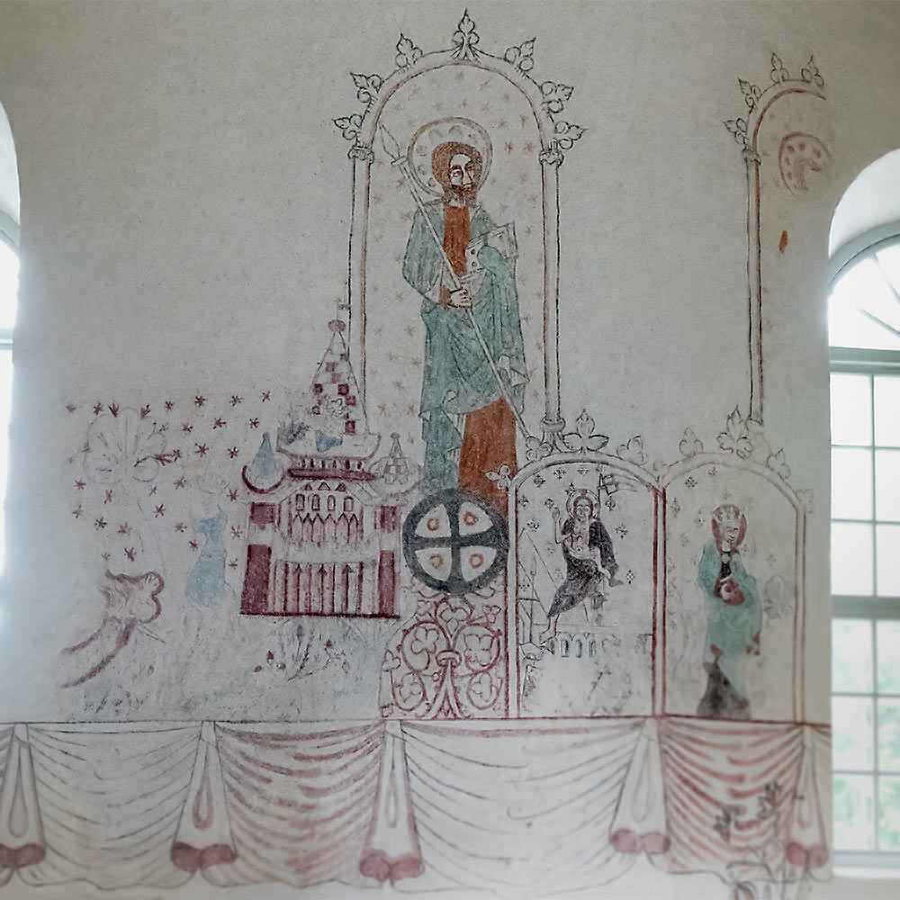 kalkmalerier fra 1300–1500-tallet i Lye