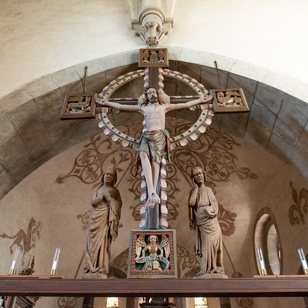 Kristus i triumfbuen, Rone kirke