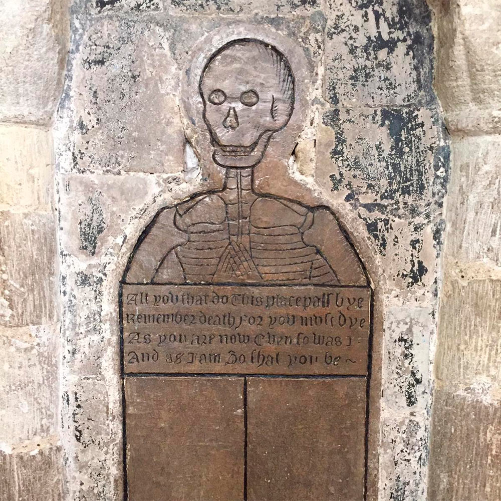 Gravminnet til Thomas Gooding i Norwich Cathedral
