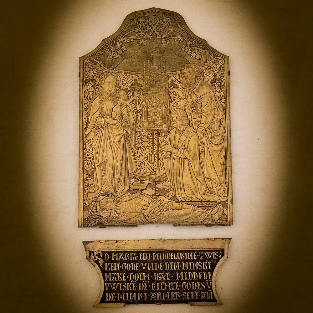 Epitaf i bronse for Bartholomäus Heisegger. Det ble laget i 1517 og befinner seg i St. Annen-Museum i Lübeck