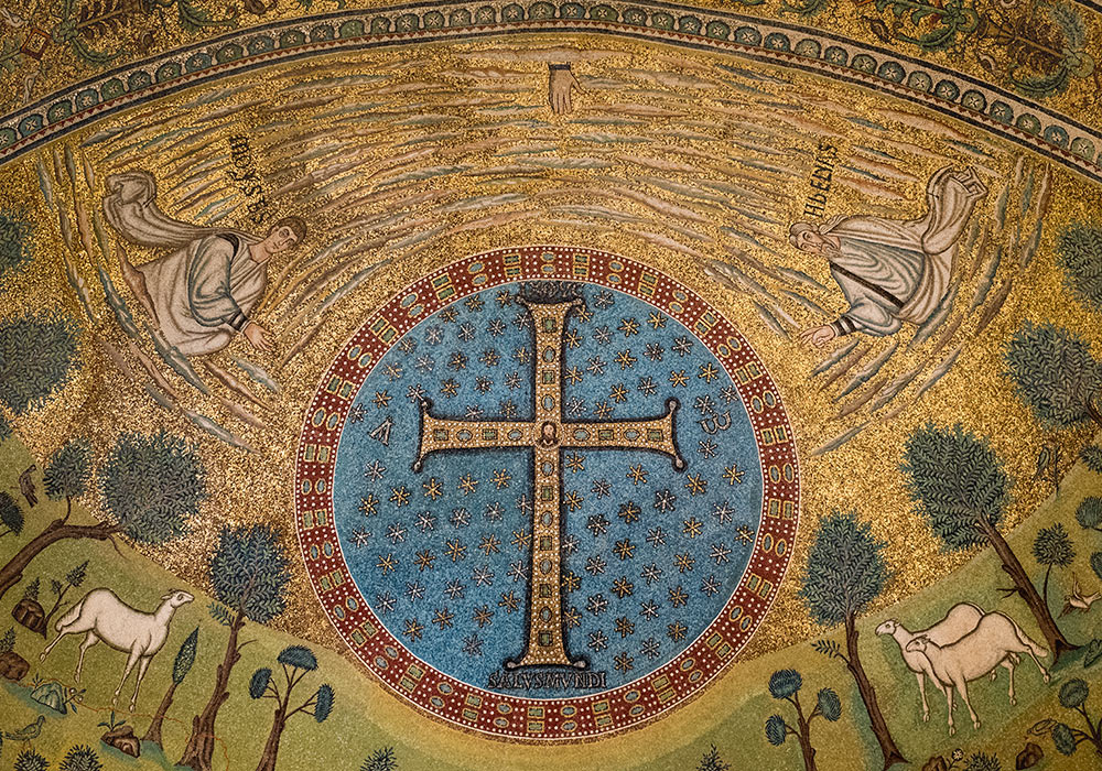 Mosaikk i Sant'Apollinare in Classe (Ravenna)