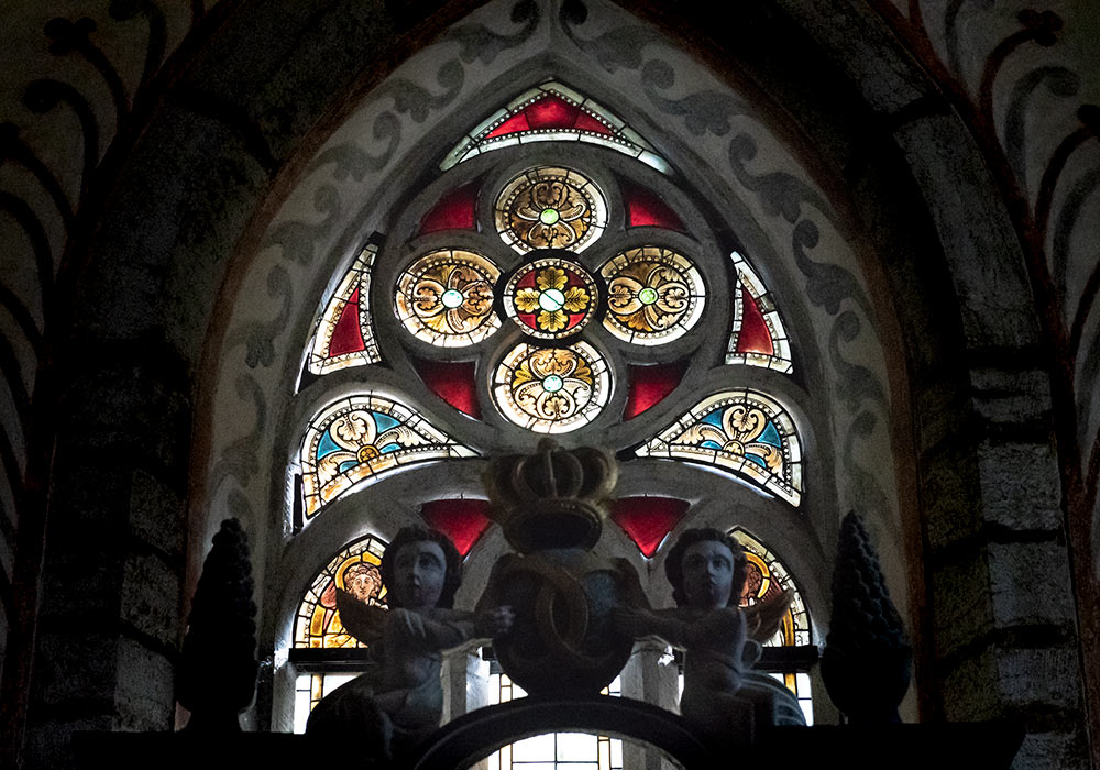 Glassmaleri, Barlingbo kyrka (Gotland)