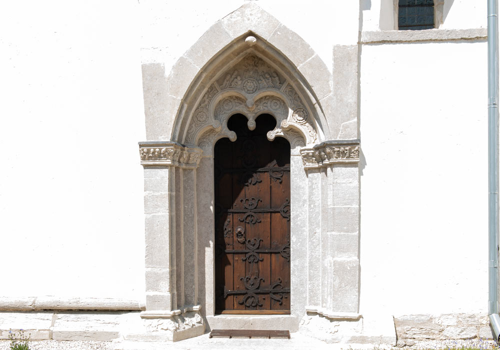 Portal på Källunge kirke, Gotland