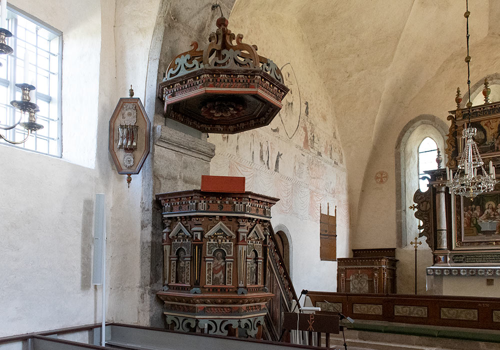 Prekestolen i Lummelunda kyrka