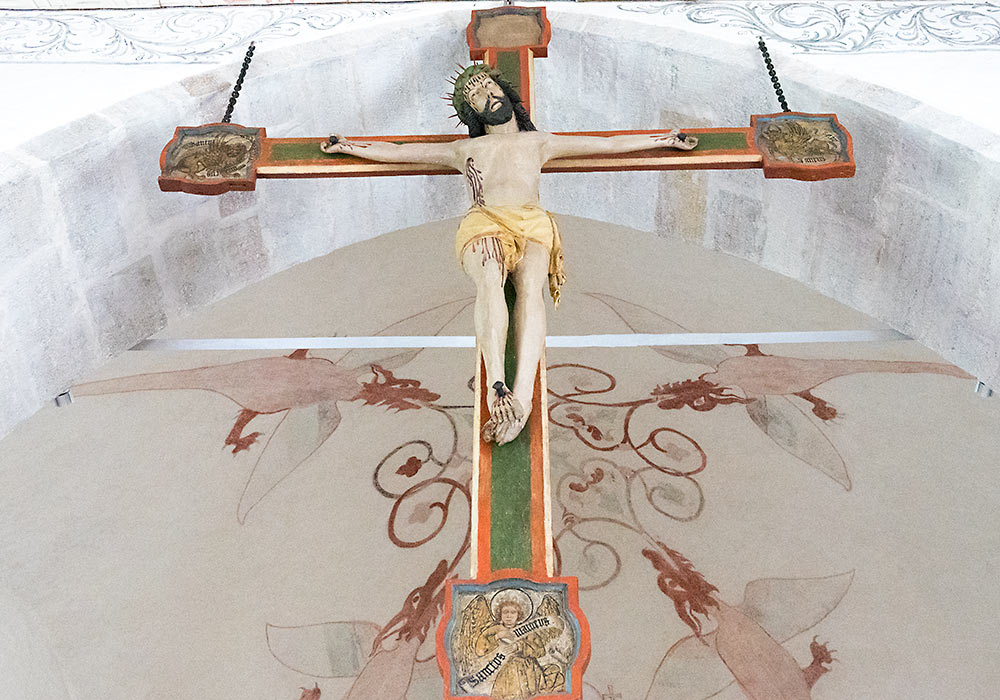 korbuekrusifiks i Lye kyrka på Gotland