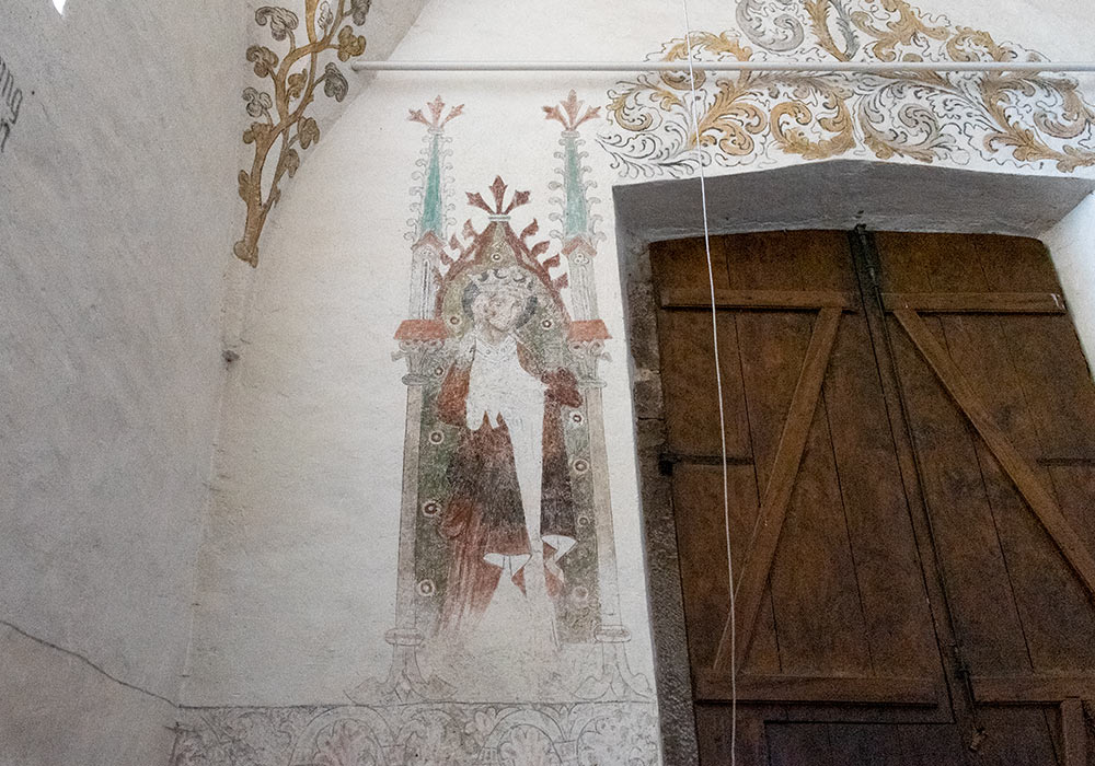 Kalkmalerier Tingstäde kirke