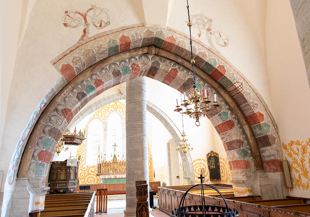 Triumfbuen Vallstena kirke, Gotland