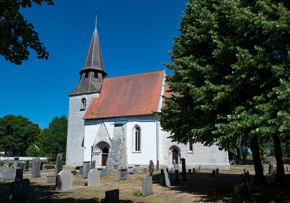 Vänge kyrka på Gotland.