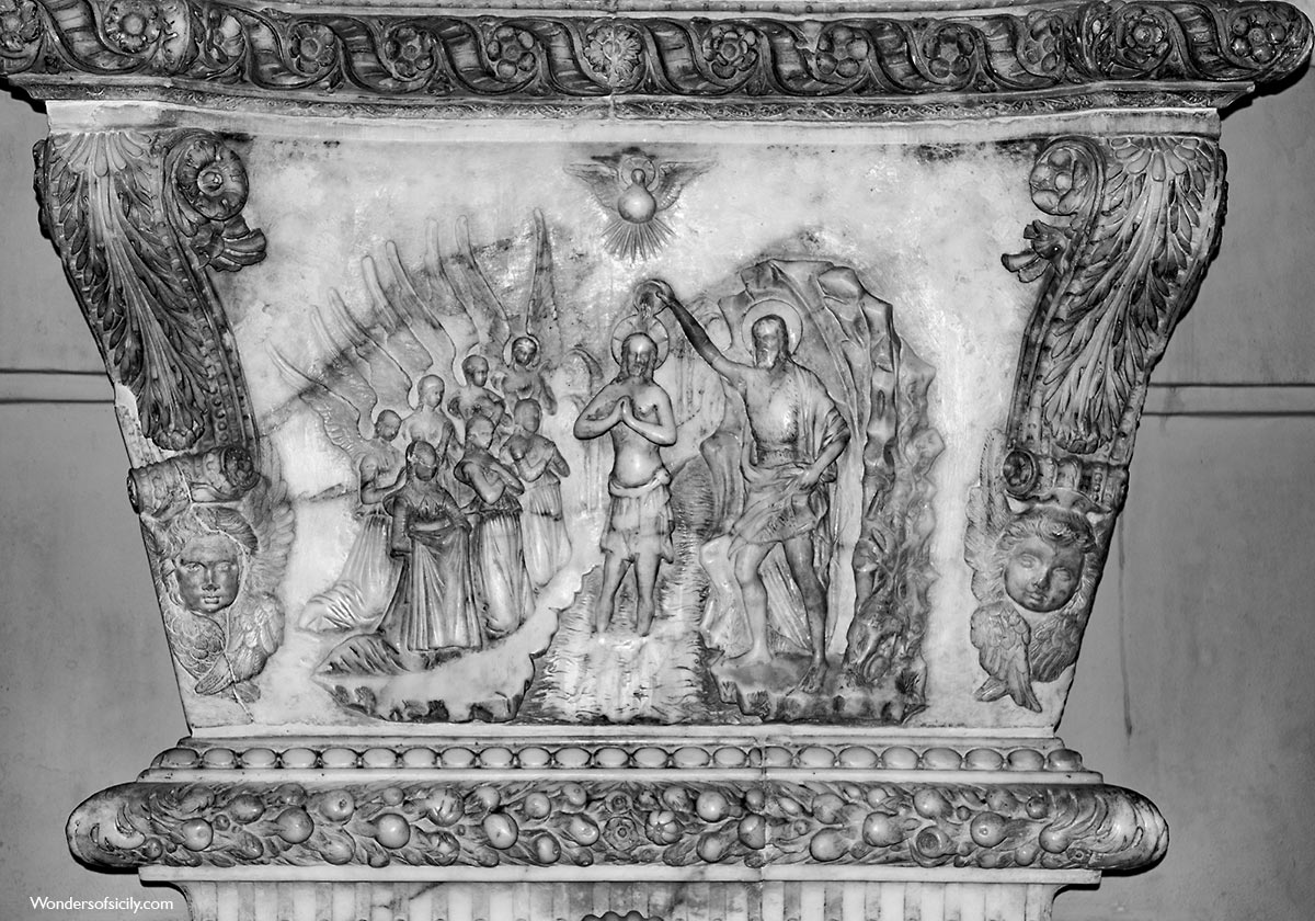 Johannes døper Jesus i elven Jordan