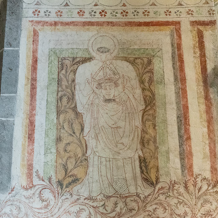 Kalkmaleri Othem kirke: Sankt Dionysos