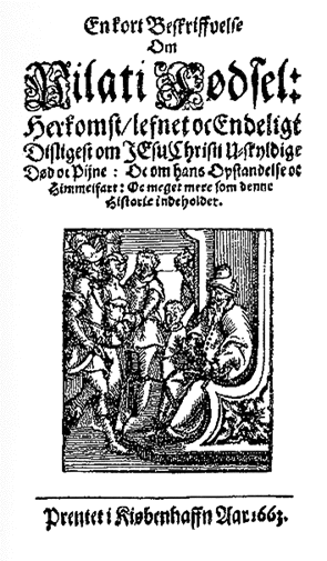 Faksimile av tittelbladet fra 1663-utgaven 